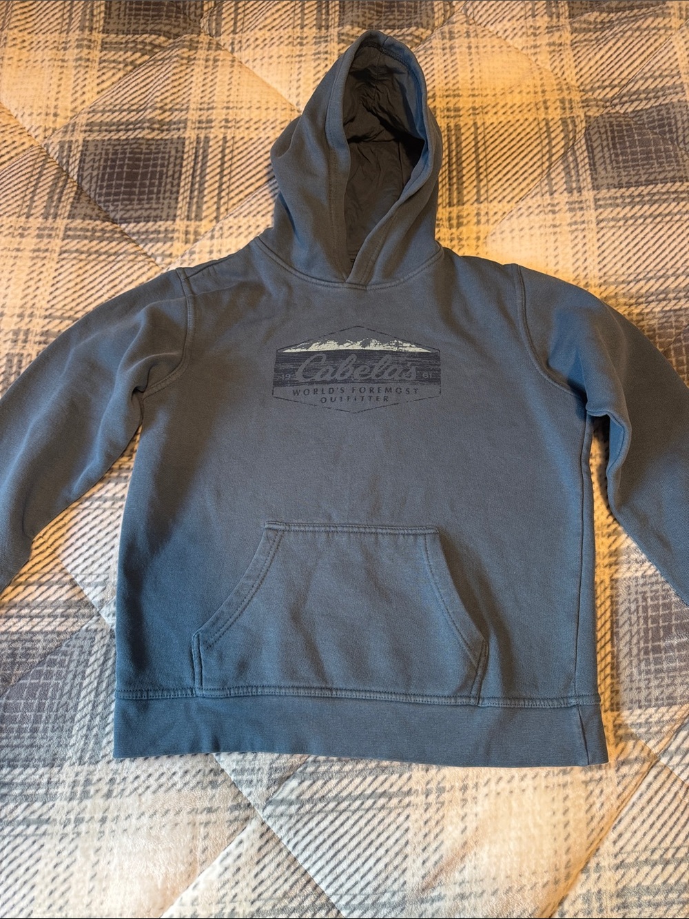 Cabela's Slate Blue Youth Pullover Hoodie
